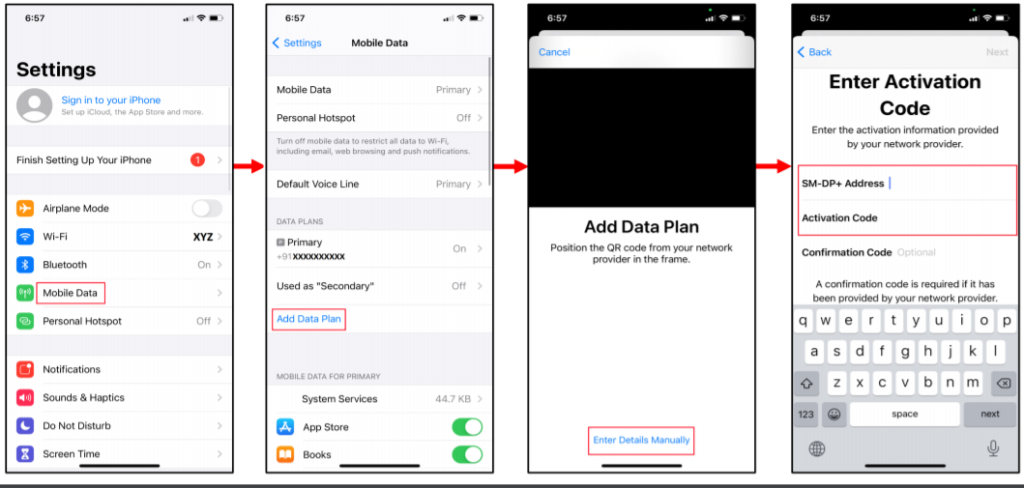 samsung active 2 esim activation