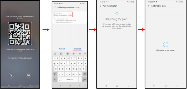 samsung active 2 esim activation