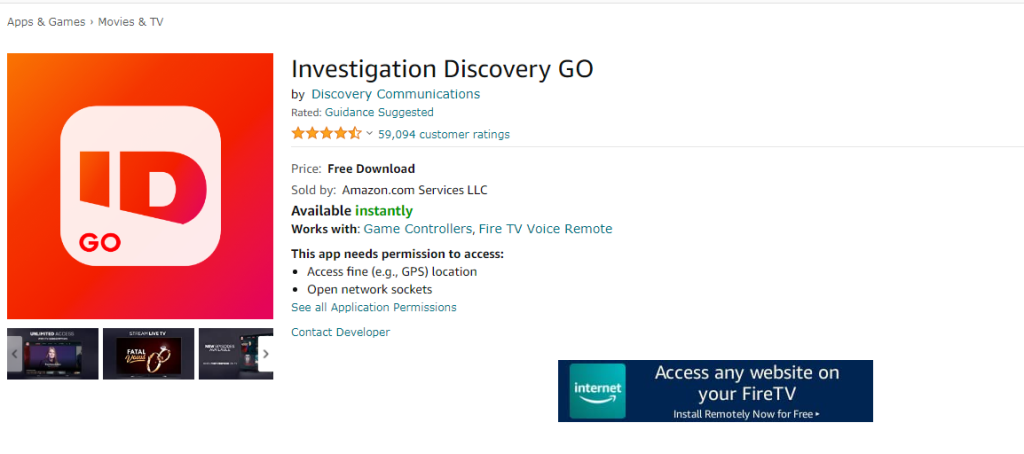 IDGO on Amazon 