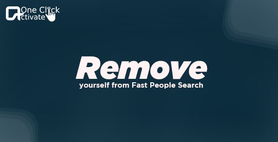 Remove yourself from Fast people search