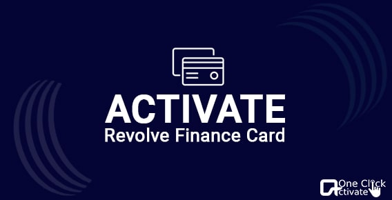 Activate Revolve Finance Card