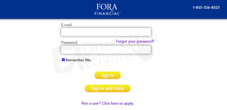 How To Login And Activate Fora Financial Account In 2023