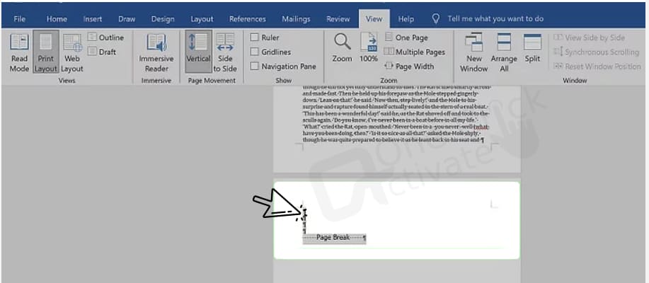 Delete Page in Microsoft Word